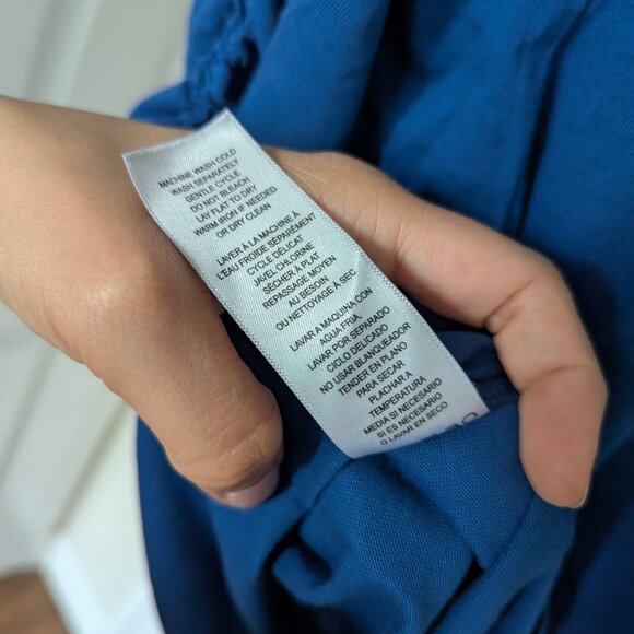 frame frankie t shirt in blue size M - Picture 3 of 8